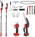 Tronçonneuse et Sécateur Sans Fil 4 en 1, 20,3 cm, Compatibles Milwaukee M18V, avec Extension
