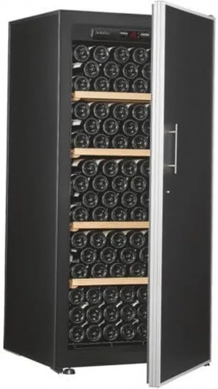 Cave à Vin Autonome Noire 177 Bouteilles A+ avec 4 Étagères