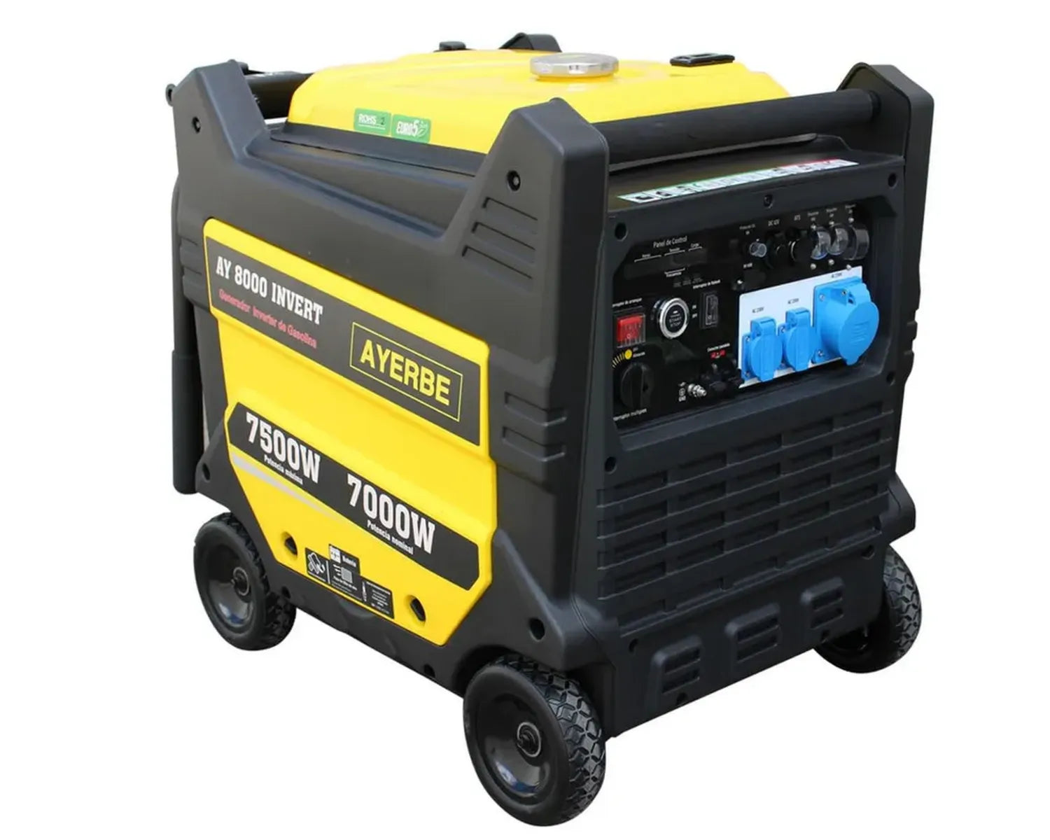 Générateur Inverter 8000W Essence, Démarrage Électrique, Moteur Kiotsu KT-425, Usage Professionnel