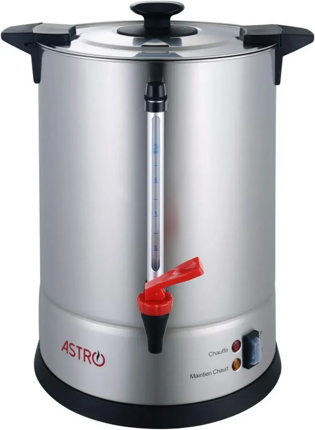 Percolateur à Café Astro 11L - 100 Tasses - Filtre Permanent en Acier Inoxydable