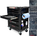 Servante d'atelier KraftMüller avec 263 outils de haute qualité et 6 tiroirs pleins