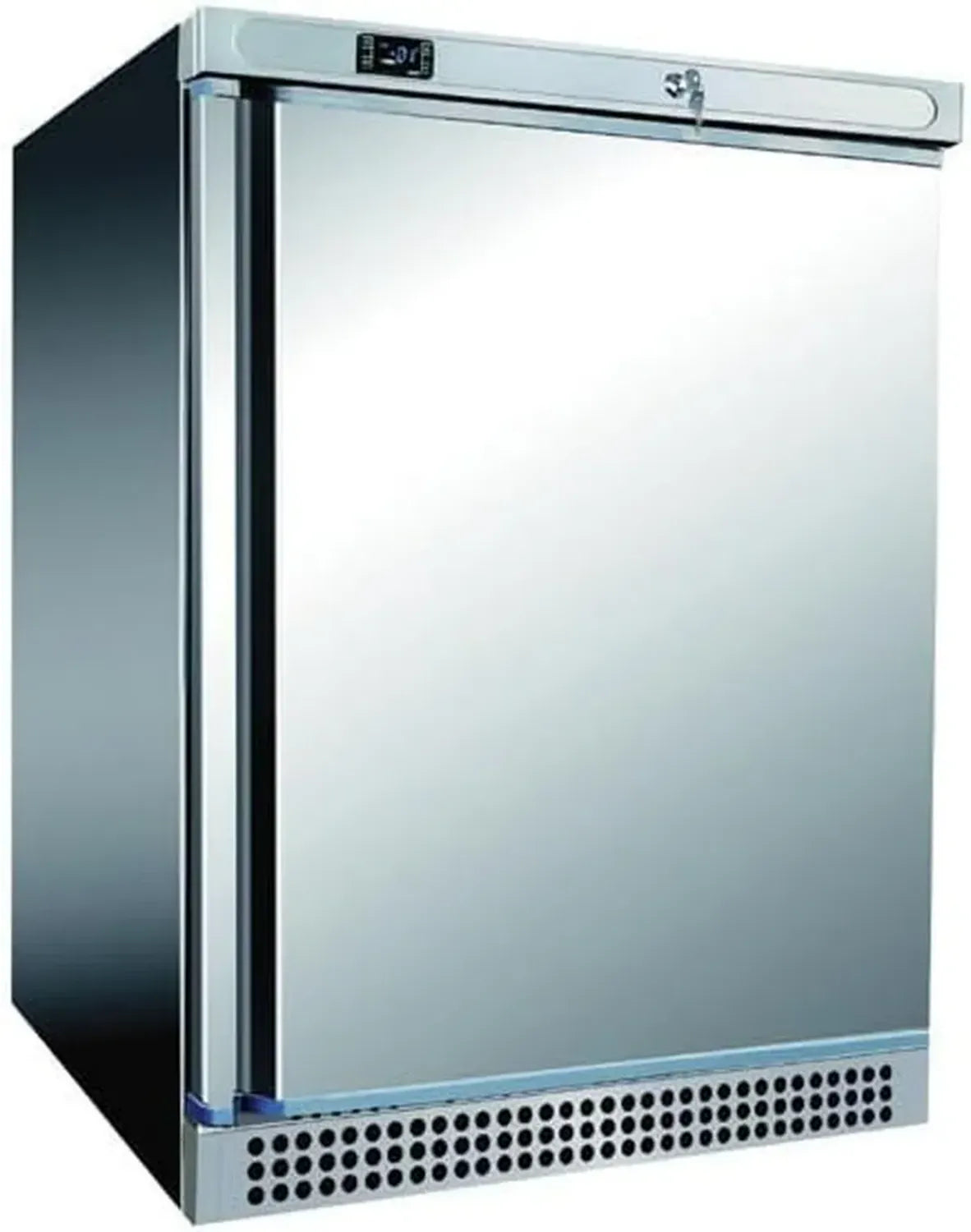 Réfrigérateur Inox à Porte Unique - 130 L - Température Positive