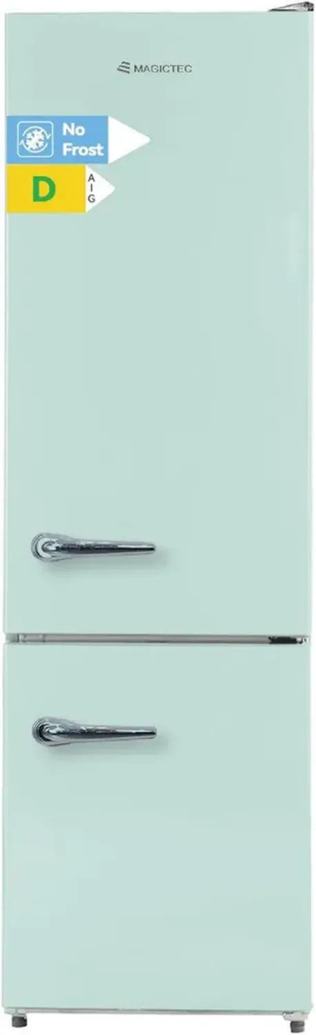 Réfrigérateur Combiné Vintage Magictec No Frost 236L, Vert Matcha