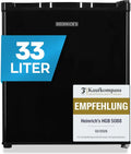 Congélateur Compact Heinrich's 33L - Silencieux 40 dB - Porte Réversible - Température Jusqu'à -18°C