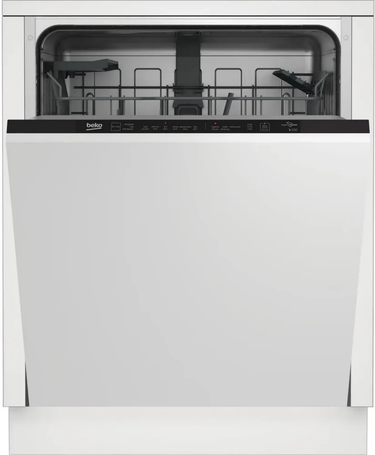 Lave-vaisselle intégré Beko BDIN16420, porte auto-ajustable, 14 couverts